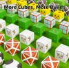 100PCS DIY Magnetic Building Block Set Home-Made Educational Toy Kit for Kids Creative Construction Playset