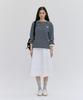 Depound Striped Round Neck T-Shirt [Navy]