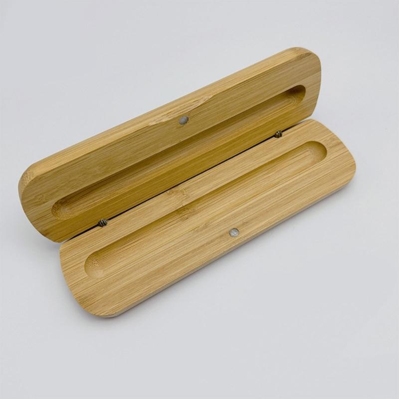 Scatola Espositore per Penne in Legno Custodia per Presentazione Penne con Coperchio Custodia per Collezione di Penne