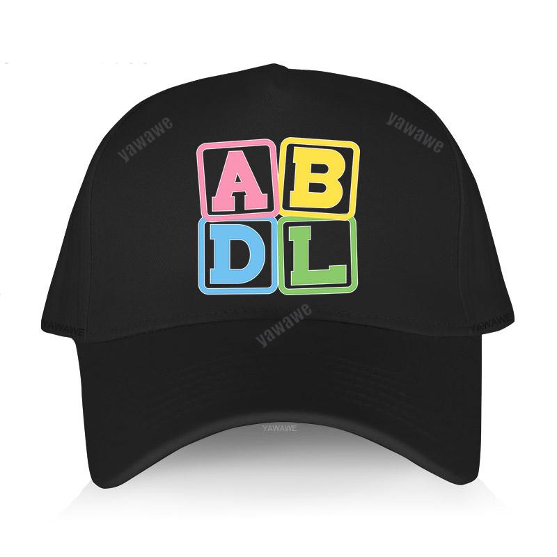 Cappello da sole estivo a tinta unita Carino Blocchi di lettere ABDL Pride Harajuku Divertente berretto da baseball Moda marca yawawe Cappello da pesca Hip Hop