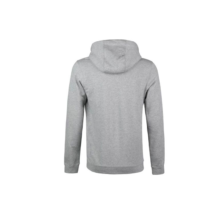 Nike Letter Print Hooded Long Sleeve Sweatshirt Men Tops Grey BQ6357-063