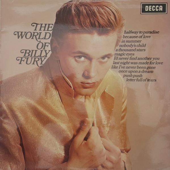 

LP Record BILLY FURY - The World Of Billy Fury SPA188 Decca 1971 UK Rock Used