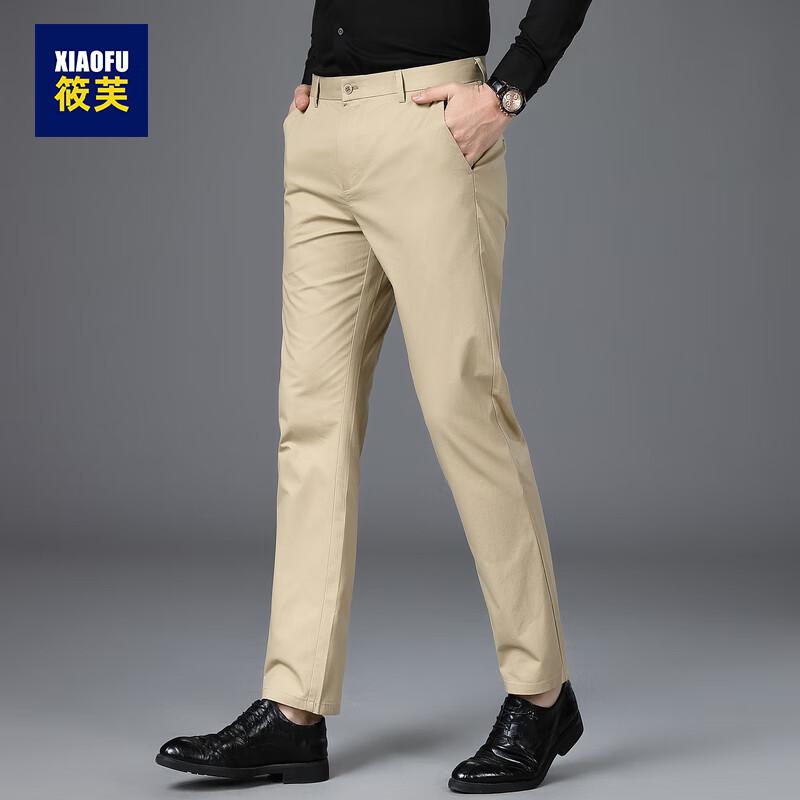 Men s Straight Fit Business Casual Trousers 40