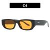 Fashion Square Small Frame Sunglasses Retro Brand Designer Sun Glasses Uv400 Shades Eyewear Men Goggles Trendy Glasses