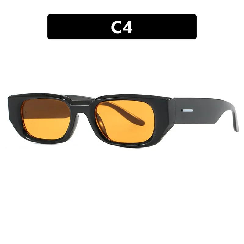 Fashion Square Small Frame Sunglasses Retro Brand Designer Sun Glasses Uv400 Shades Eyewear Men Goggles Trendy Glasses