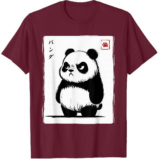 Kawaii Panda Ink Japanese Art Men Women Kids Funny Panda T-Shirt