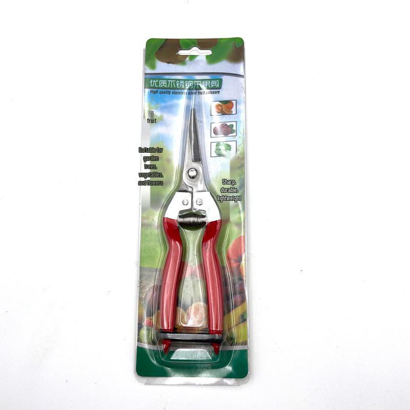 Stainless Steel Gardening Shears for Fruit Picking and Flower Pruning