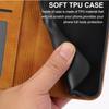Wallet Case For Oppo F31 5G/A6 Pro 5G/A6 Pro 4G Calf Texture PU Leather Phone Cover with Wrist Strap