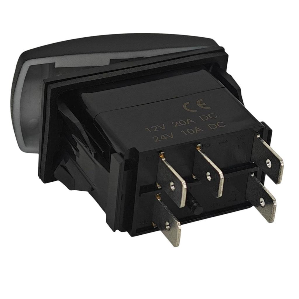 2 Stück Nebelscheinwerferschalter 12-24V Ein/Aus, LED Schnappschalter