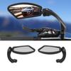   Stainless Steel Cycling Rearview Mirror, Foldable Ajustable Rotatable Safe Bike Mirror With ABS Design For  S, Mountain Bikes, Electric Scoote