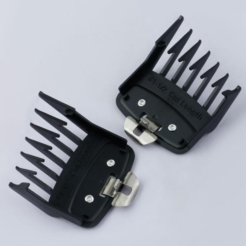 2Pcs Professional Hair Clipper Limit Comb Guide Limit Comb Trimmer Guards Attachment Universal Haircut Tool