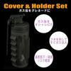 Sabsta Gas Can Cover & Holder Set, Grenade-Style Protective Case for Refrigerant Gas and CB Cans, Airsoft (MC Black Camouflage)