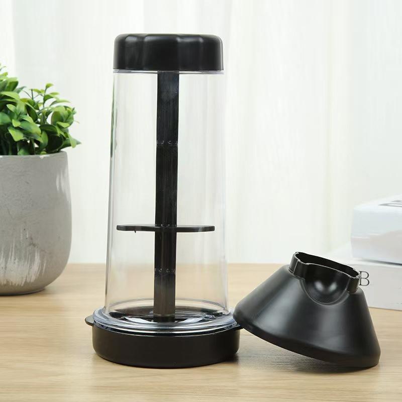 Setaccio a Mano Semiatomatico per Farina con Manico, Mixer per Farina, Strumenti per la Cottura Domestica, Setaccio per Farina in Plastica, Gadget da Cucina