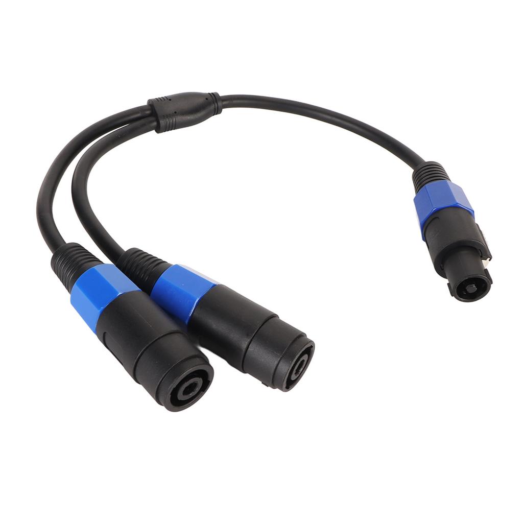 Speaker Splitter Cable Professional Plug and Play Speaker Male To 2 Female Extension Cable for