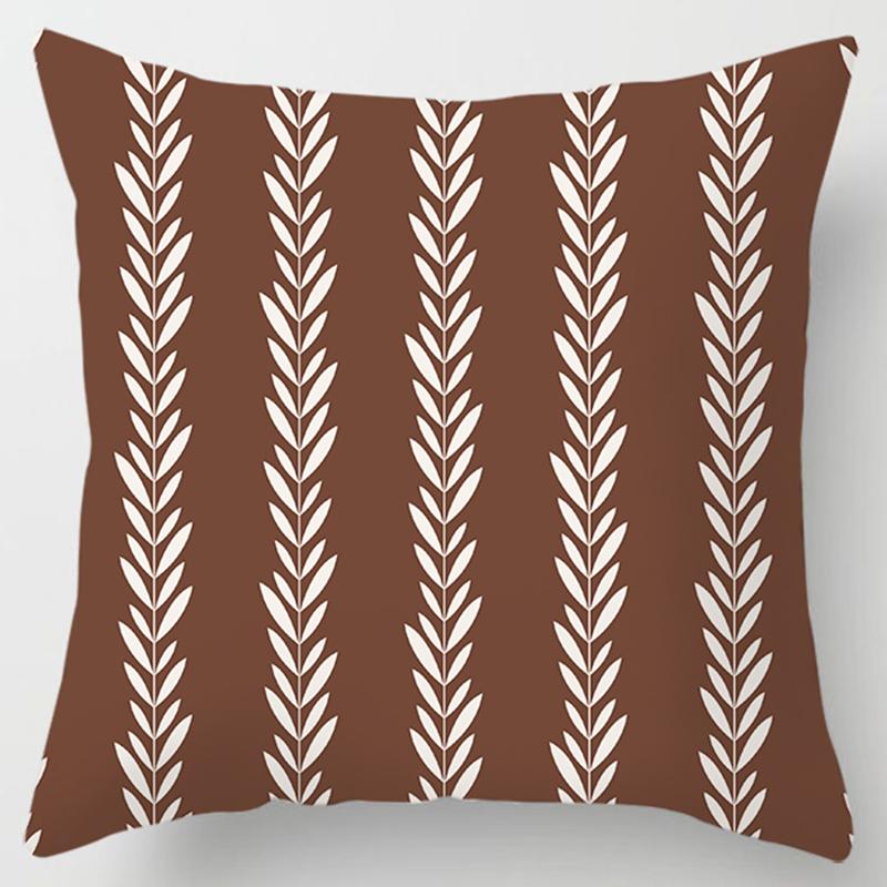 Moda Almohada Cuadrada Clásica Barra Vertical, Patrón Geométrico. Coche, Sofá de Sala de Estar, Funda de Cojín, Funda de Almohada