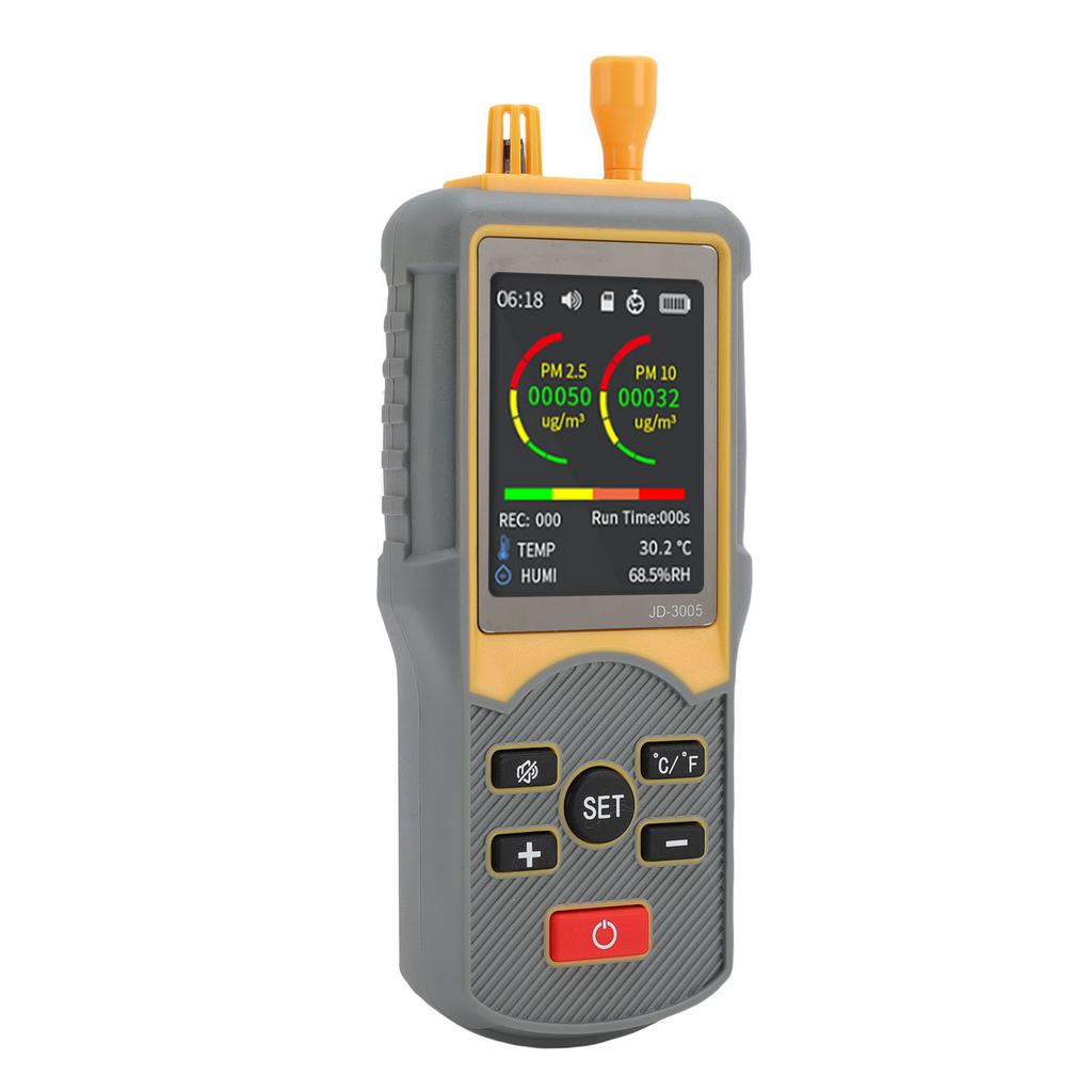 Dust Particle Counter 0.3um 2.5um 10um Counting PM2.5 PM10 Weighing Mode Handheld Air Quality Detector