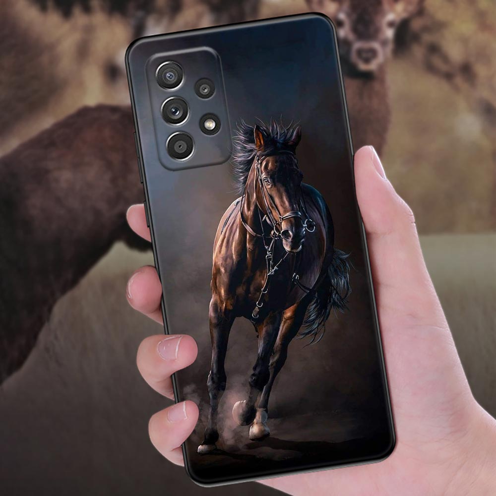 Horses Galloping Horse Animal Phone Cover Galaxy A56 5G Case For Samsung A57 A37 A17 A07 A55 A54 A52 A52S A51 A41 A32 A33 Cases