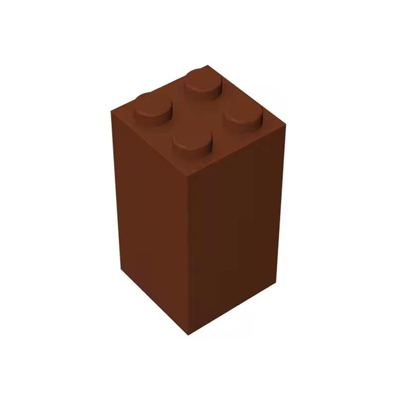 

10PCS 30145 2x2x3 Bricks Building Blocks Kit House Castle Board Plate Particle Idea Educational Toy Children Birthday Gifts 10pcs коричневий
