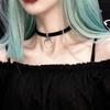 Dunkler Stil Mondsichel Choker - Trendiges Retro-Halsband für Paare