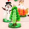 Children's DIY Magic Crystal Growing Tree - Colorful Christmas Blooming Paper Toy