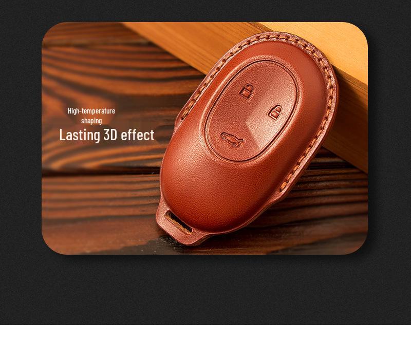 Cowhide Protective Key Case for NIO ES6, ES8, EC6, ET5, ET7, ES7/EC7 Models.