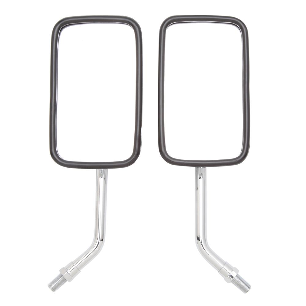 360 Degrees Adjustment 10MM Chrome Motorcycle Rear View Mirrors ATV Side Mirrors For Dirt Bike Scooter Moped Tricycle