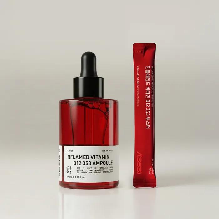 [Synergy SET] Inflamed Vitamin B12 353 Ampoule 100ML 1 Bottle + Booster 14 Packets 1 Box