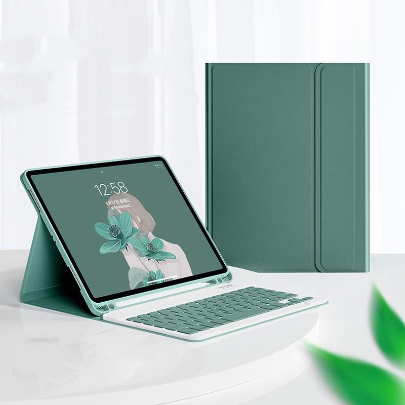 IPad 10.2 11-inch Pro Air Keyboard Case With Pen Slot Magnetic Stand PU Leather Cover Compatible 10th Gen 9th 8th