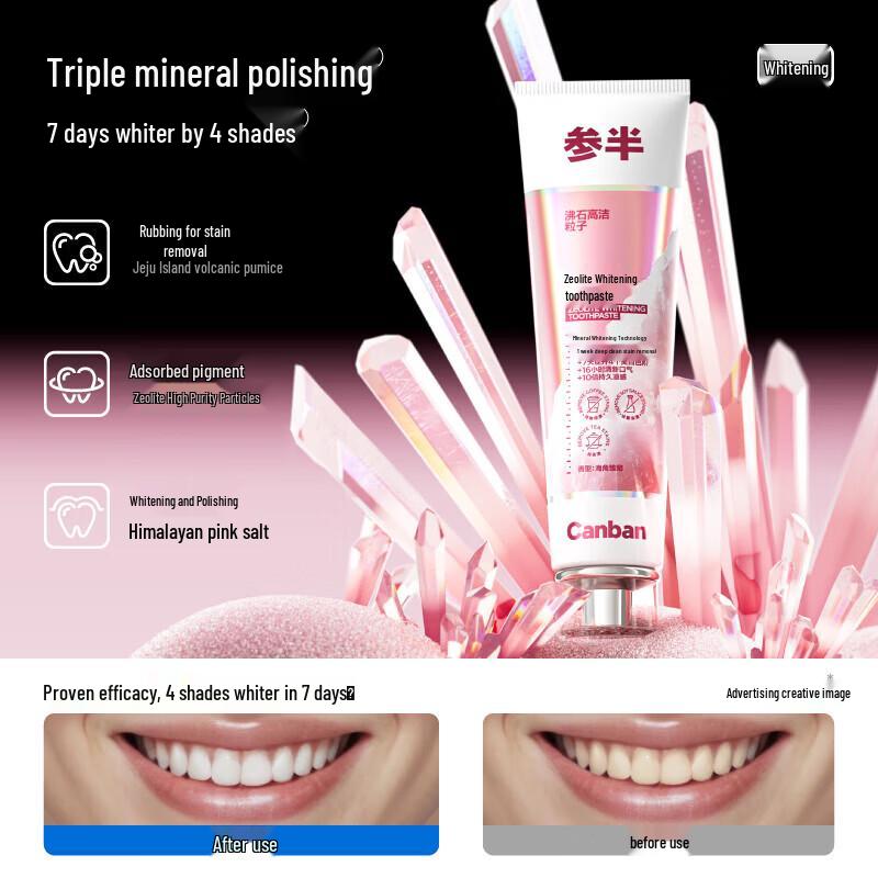 Can Ban Zeolite Whitening & Fresh Breath Toothpaste