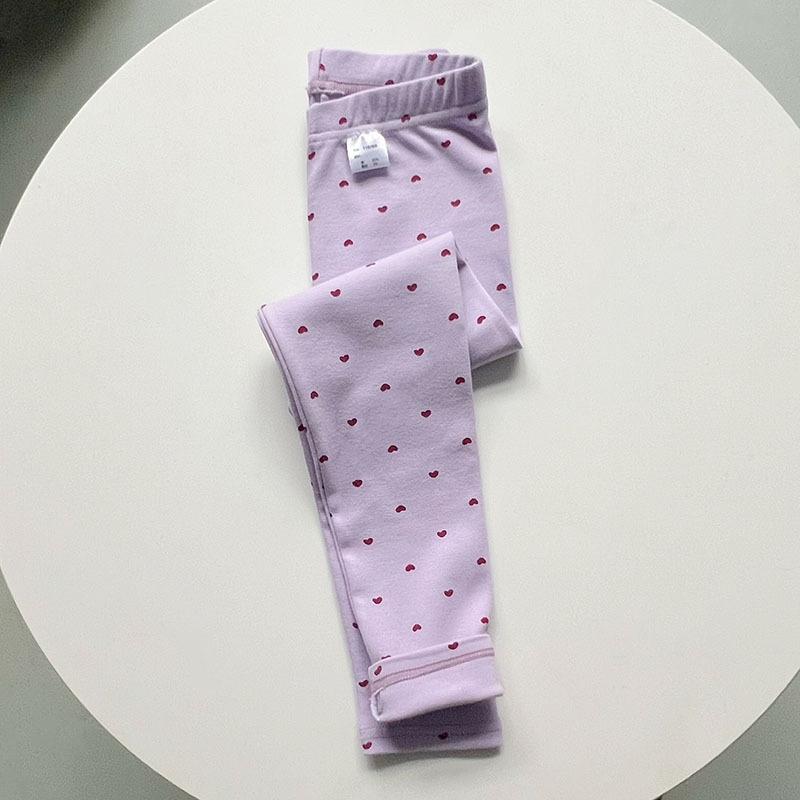 Flickleggings Höst Vinter Byxor För Barn Tjock Bomull Elastiska Barnbyxor Mångsidiga Smala Småbarnstights Baby Tonårskläder