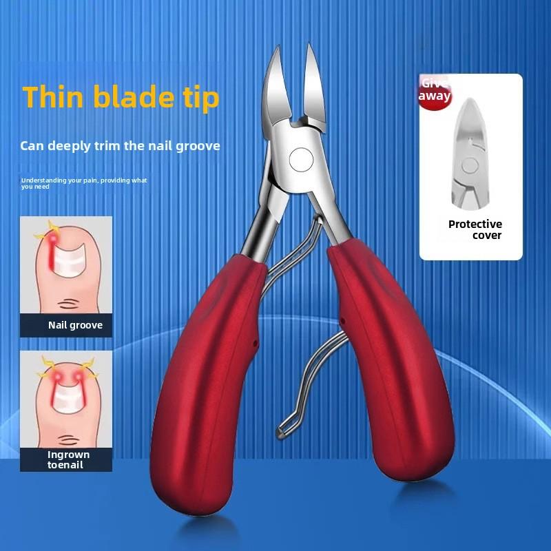 Large-sized Eagle-Beak Nail Clippers with Slanted Nose for Home Use