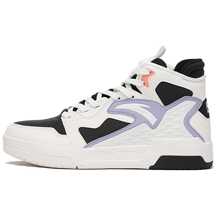 Anta Comfortable Versatile Durable Support High-Top Skate Shoes Women sneakers 122118050-3 36.5
