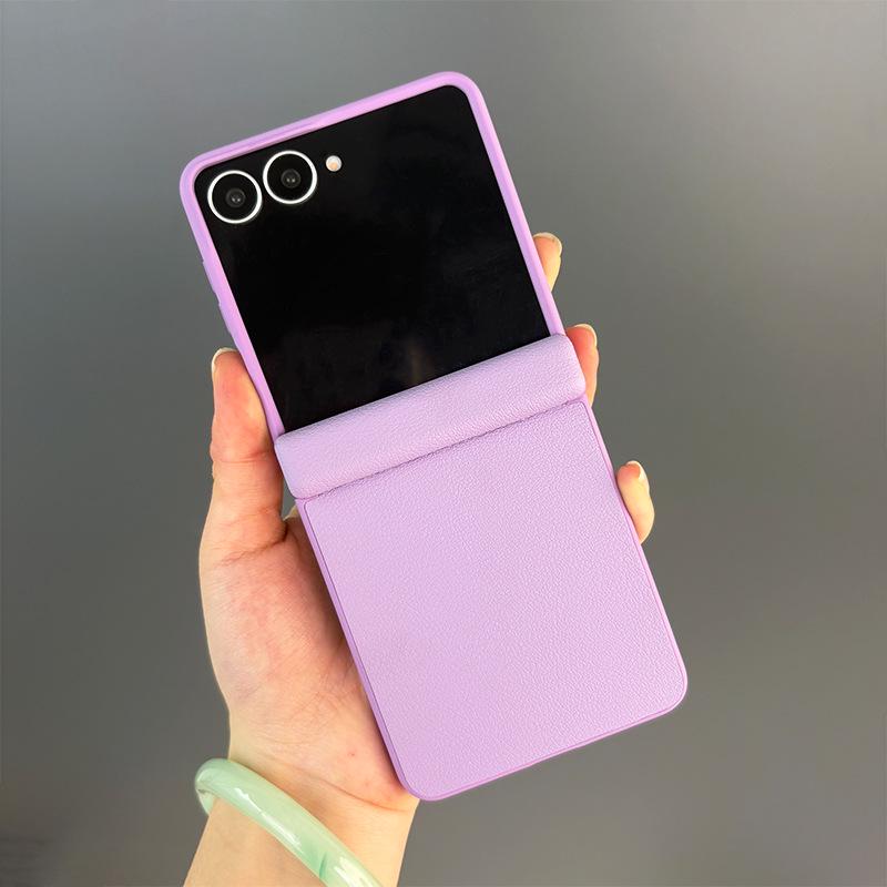 Skin-Feel Drop-Proof Case for Samsung Zflip8/7/6 - Full Wrap, Middle Hinge, Foldable Screen Protection