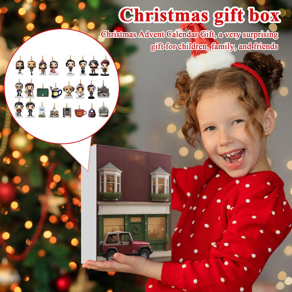Adventní kalendář obsahuje 24 dárků, adventní kalendář pro panenky s roztomilými figurkami, odpočítávací kalendář s hračkami s překvapením, sběratelské figurky dárek pro děti