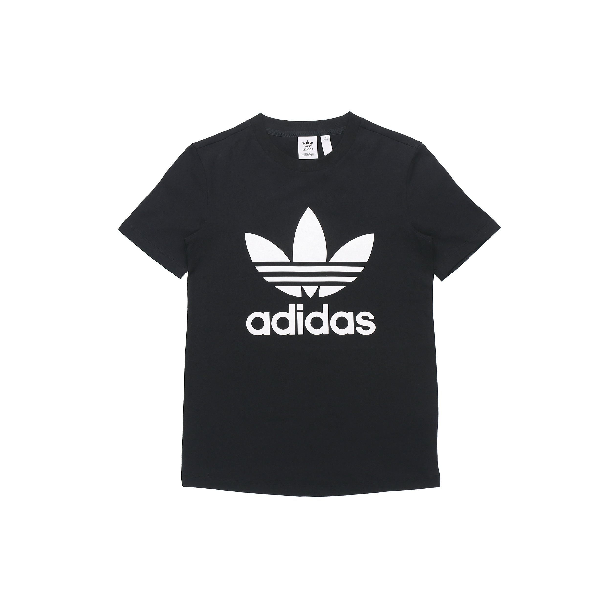 

Adidas Originals Clover Print Sports Short Sleeve T-Shirt Women Tops Black CV9888 32