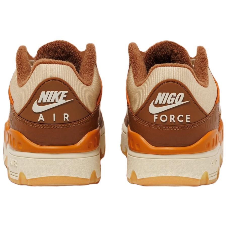 Nigo x Nike Air Force 3 Low Light British Tan Unisex Sneakers Brown Fossil HQ0260-200
