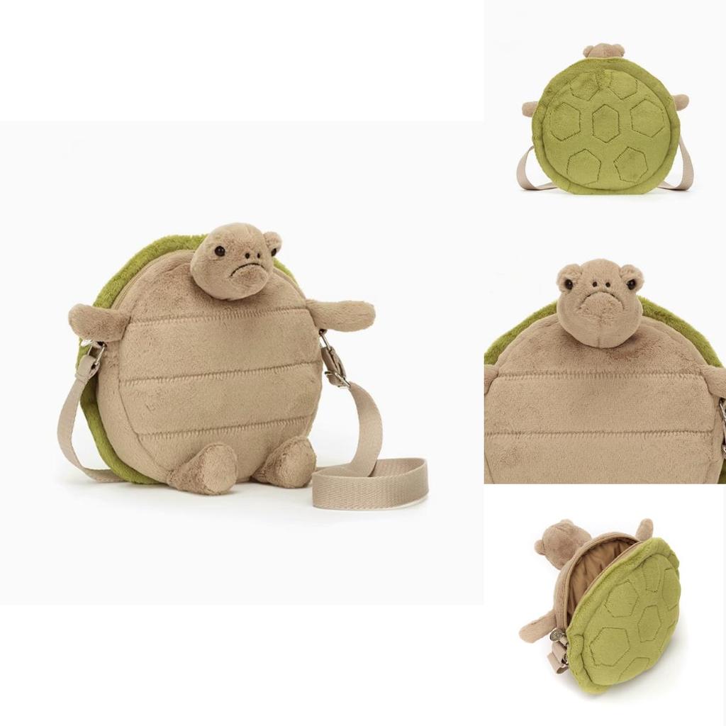 Timi Turtle Plush Bag With Soft Filling For Girls Gift And Comfort