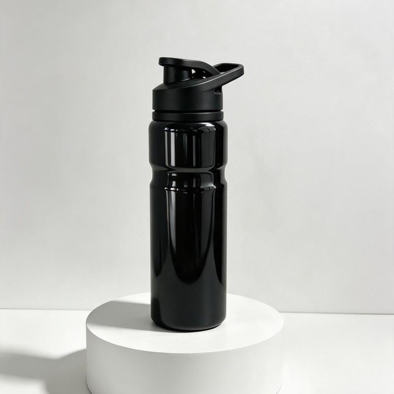 750ml Aluminum Flip-Top Travel Water Bottle With Handle Hiking Camping Outdoor Sports