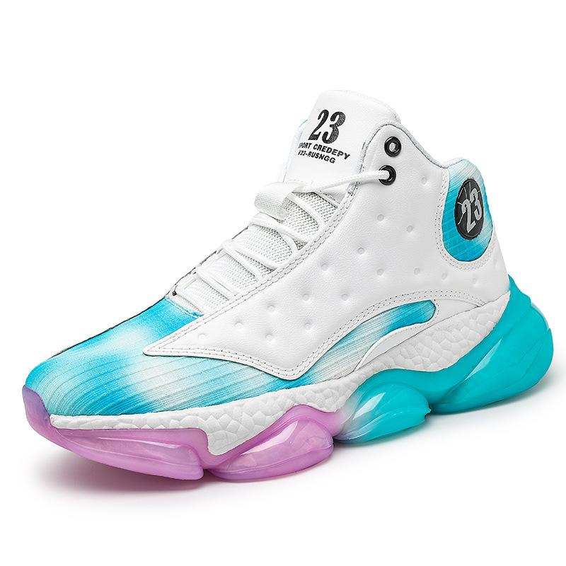 Новая мужская спортивная обувь, модная сетчатая дышащая спортивная повседневная баскетбольная обувь 39