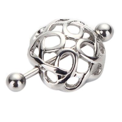 Surgical Steel Nest Nipple Shields Bar Navel Ring Body Piercing Jewelry