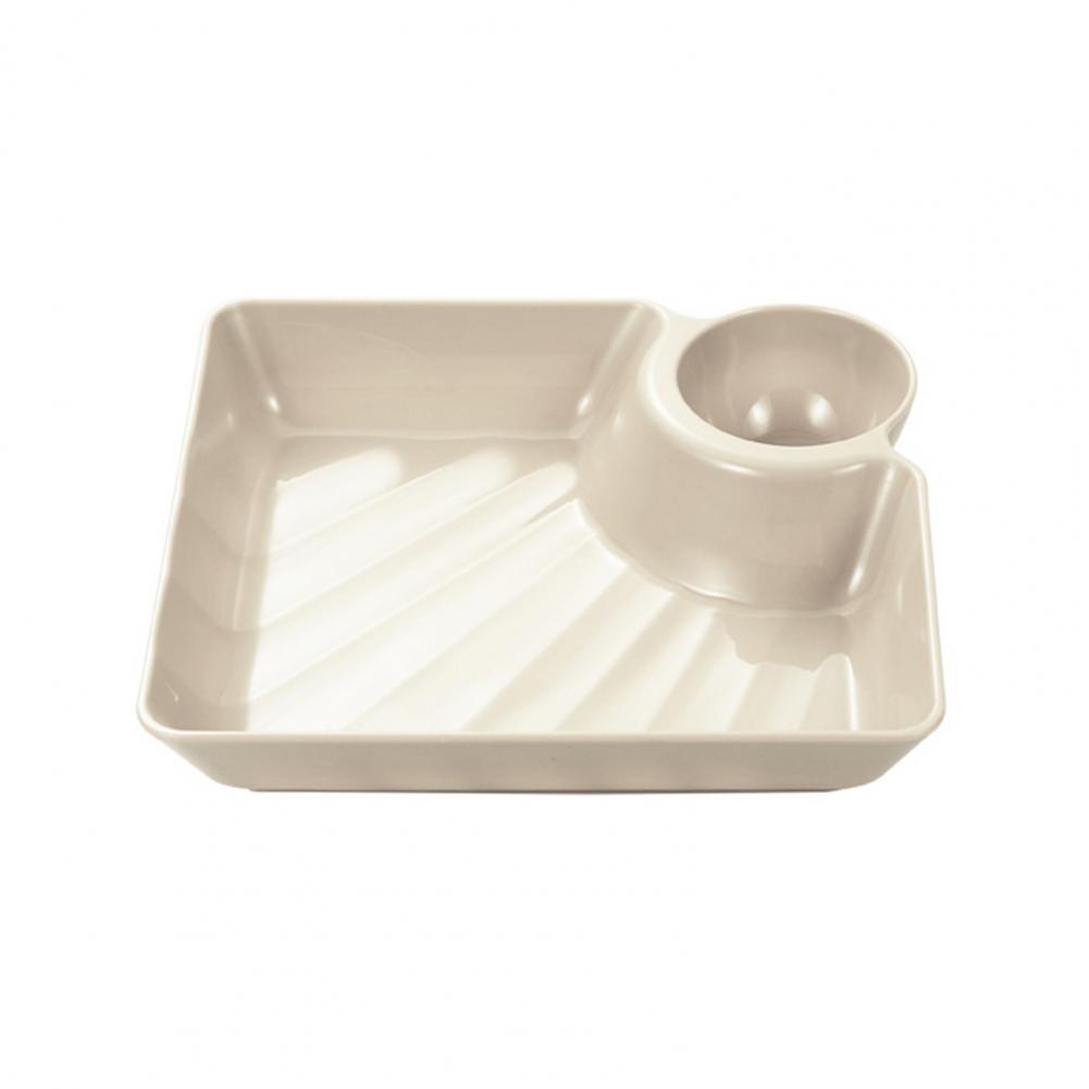 

Тарелка для пельменей с соусом Легко моется Пластиковые закуски Десерты Суши Картофель фри Томатный соус Поднос Кухонные принадлежности 1pc