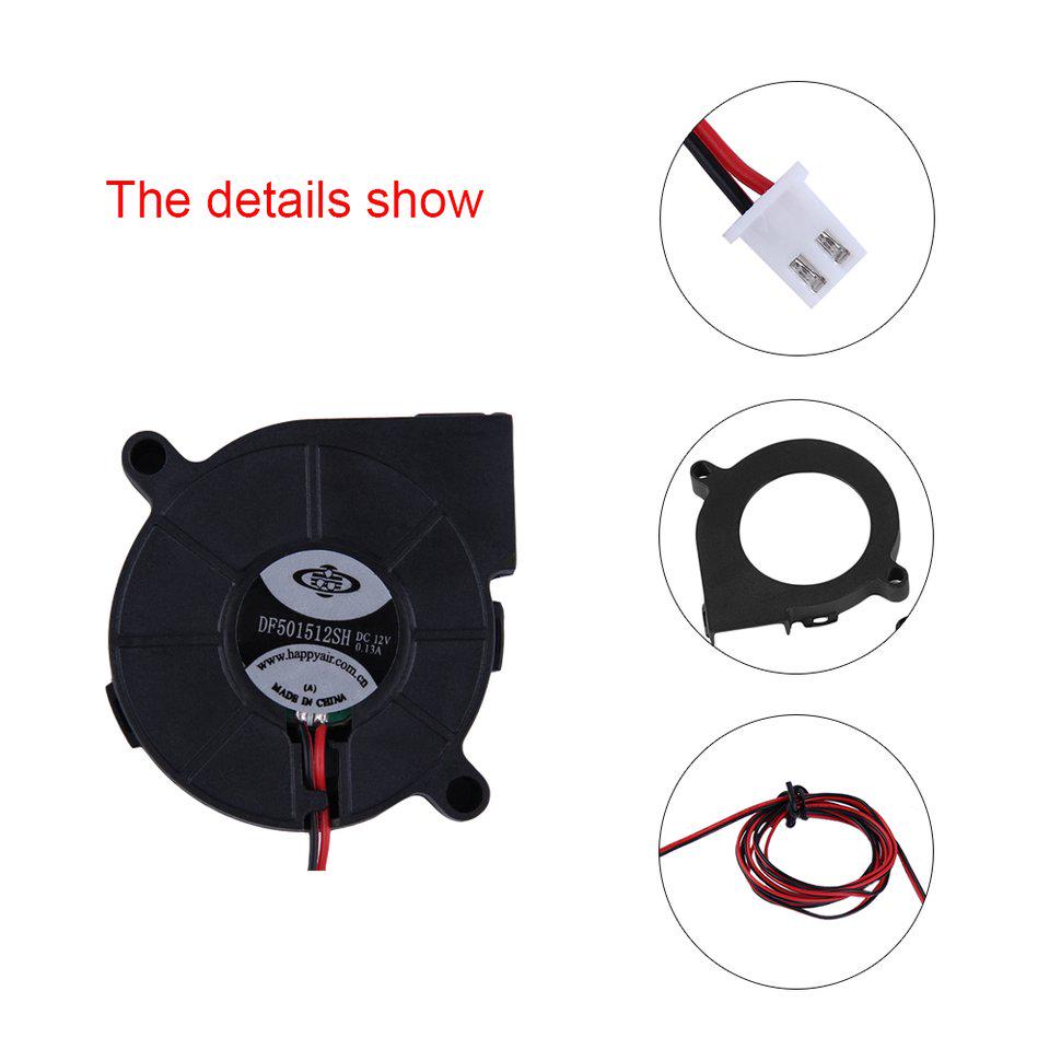3D Printer Parts 50mm*50mm*15mm 5015 Radial Turbo Blower Fan Cooling Fan new