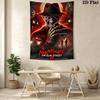 Horror Icon Tapestry Halloween Decor Tapestry Background Cloth Wallmounted Work Of Art Wall Decoration Background Cloth