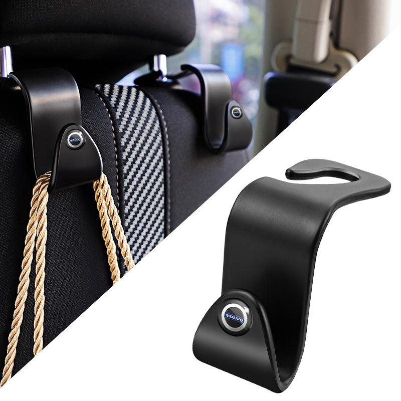 Gancio per Poggiatesta Sedile Auto Organizer Appendiabiti per Sedile Posteriore Auto Per Volvo XC90 XC60 V50 S60 V70 V60 V40 S90 olestar AWD XC40 S80 T6 V90