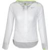 Solid Logo Reflective Trim Zipper Hooded Jacket Kids Jackets White 845590-100