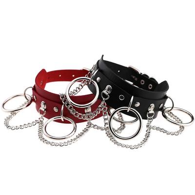 Leather Choker Female Collar for Women Goth Punk Chain Harajuku Necklace Sexy Vegan Choker Festival Girls Gothic Jewelry