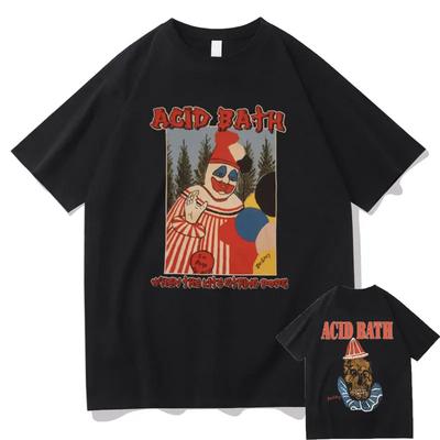 Acid Bath When The Kite String Pops Magliette Album Moda Uomo Donna Manica Corta Casual Cotone Streetwear Harajuku Top Unisex