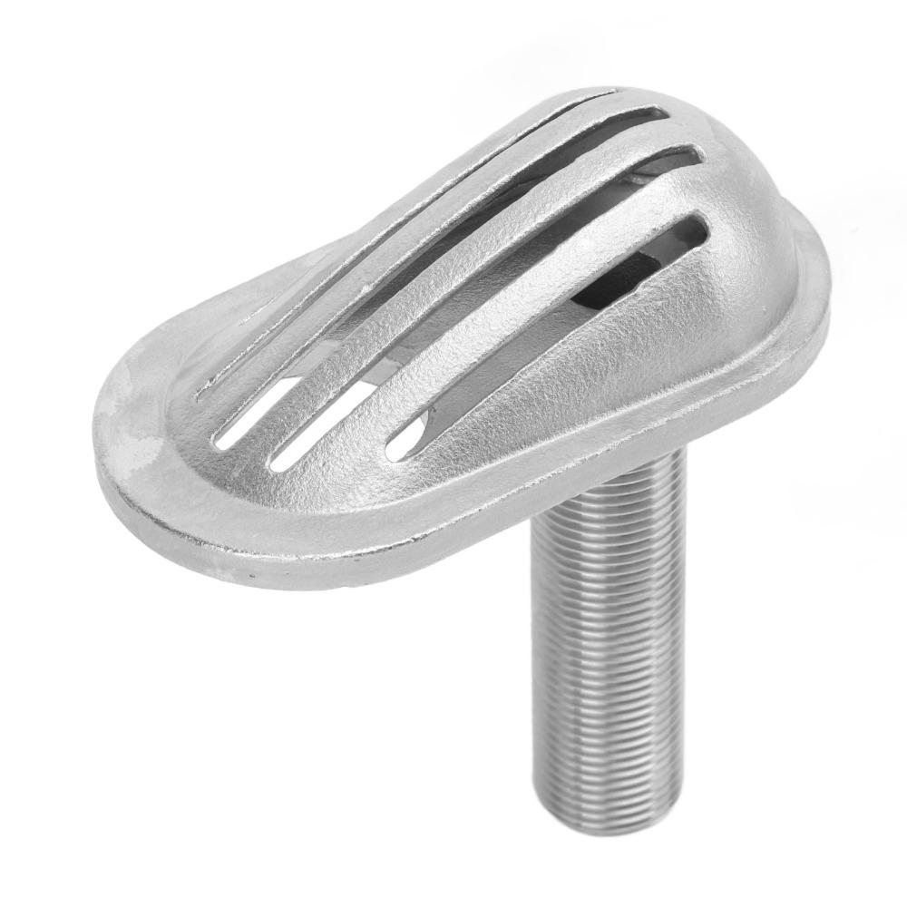 316 Stainless Steel Boat Intake Strainer Marine Intake Strainer Pump Fitting Water Intake Scoop Inlet Filter Scoop Yacht Use