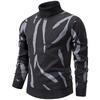 Men S Casual Pullover Fleece Knit Sweater High Neck