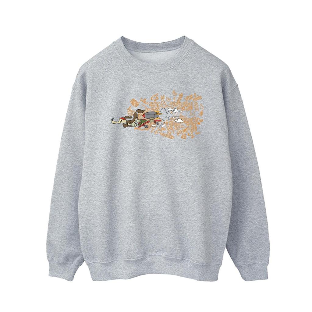 Looney Tunes Herren ACME Doodles Wile E Coyote Sweatshirt